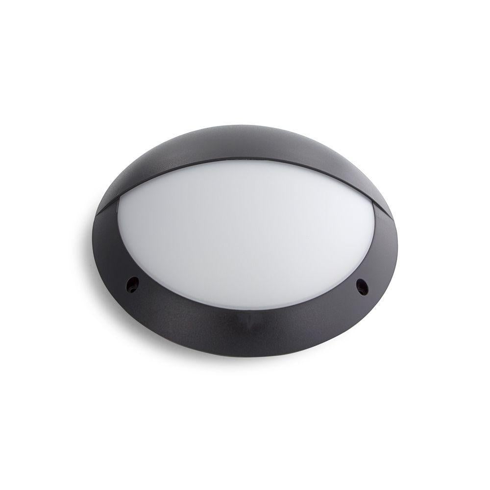 Atom AT3016 - 12W LED Round/Oval Exterior Bunker Ceiling/Wall Light IP65 - 4000K-Atom Lighting-Ozlighting.com.au