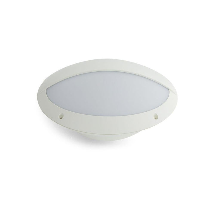 Atom AT3016 - 12W LED Round/Oval Exterior Bunker Ceiling/Wall Light IP65 - 4000K-Atom Lighting-Ozlighting.com.au