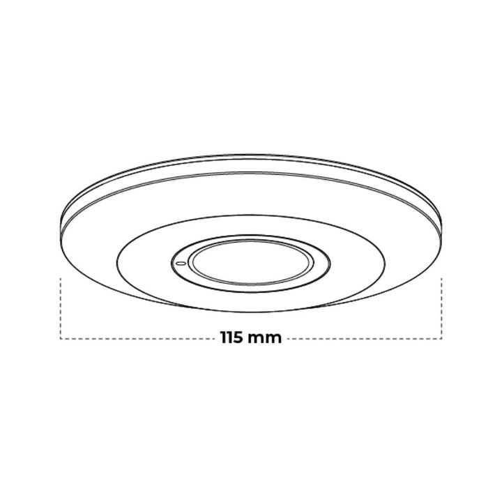 Atom AT4105 - Surface Mount Microwave/PIR Sensor IP20-Atom Lighting-Ozlighting.com.au