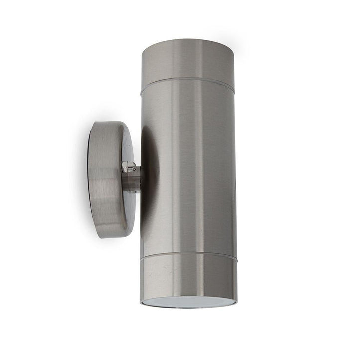 Atom AT5007 - 2 x 3.5W GU10 Up/Down Exterior LED Wall Light IP44 304 Stainless Steel 4000K-Atom Lighting-Ozlighting.com.au