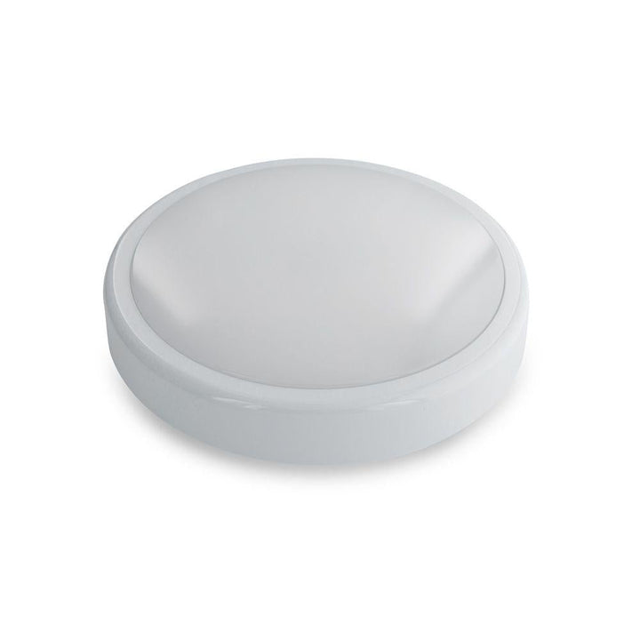 Atom AT5709 - 14W LED Tri-Colour Large Round Polycarbonate Bunker Light IP65-Atom Lighting-Ozlighting.com.au