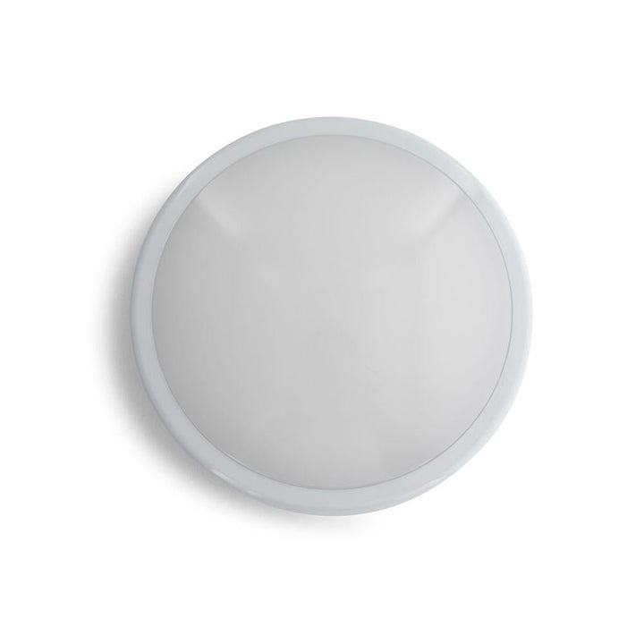 Atom AT5709 - 14W LED Tri-Colour Large Round Polycarbonate Bunker Light IP65-Atom Lighting-Ozlighting.com.au