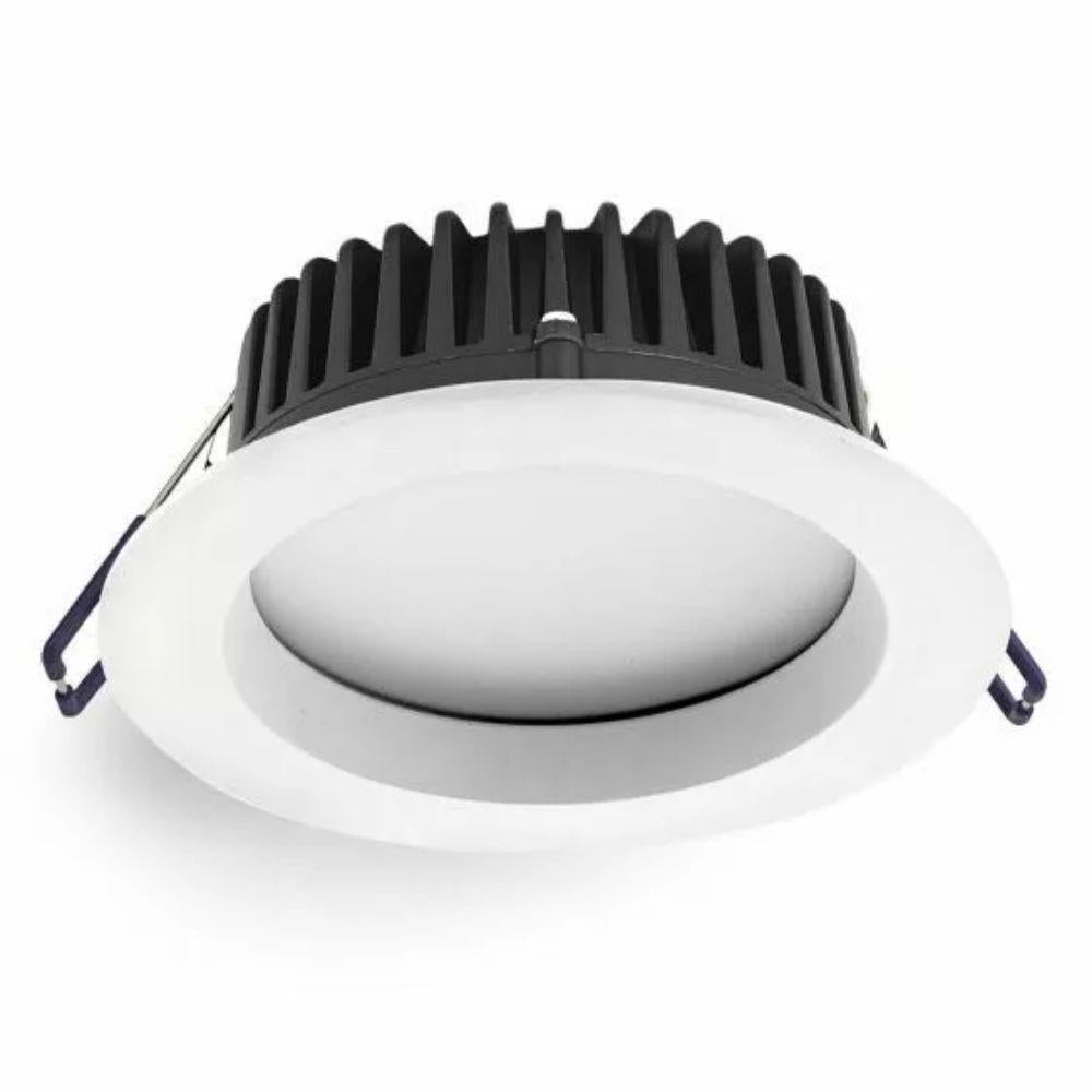 Atom AT9012 - 12W LED Tri-Colour Dimmable Round Deep Face Downlight IP44-Atom Lighting-Ozlighting.com.au