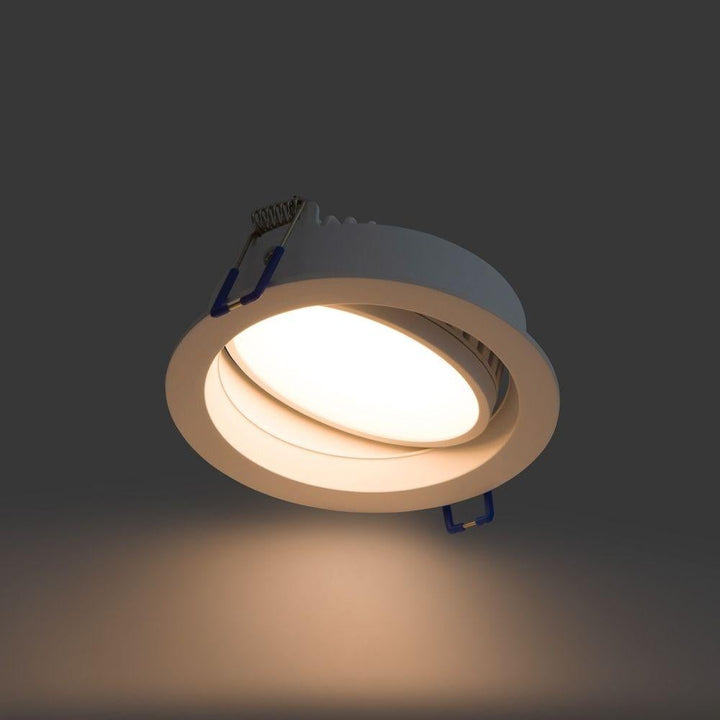 Atom AT9020 - 13W LED Dimmable Round Tilt Adjustable Downlight IP20-Atom Lighting-Ozlighting.com.au