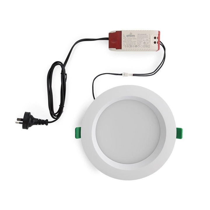 Atom AT9060/1 - 20W/30W LED Dimmable Recessed Downlight IP54-Atom Lighting-Ozlighting.com.au