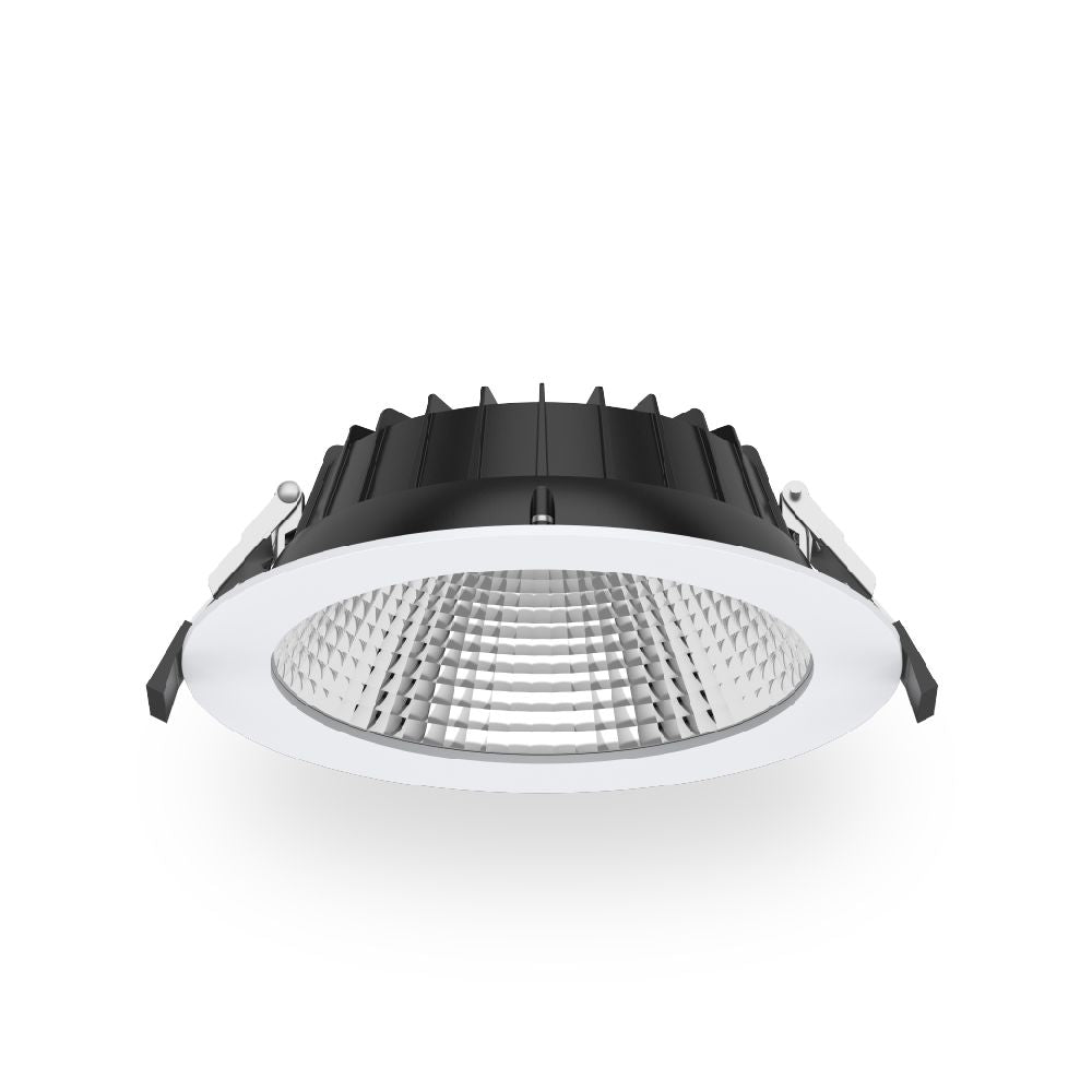 Atom AT9087 SER II - 12W/16W/24W/30W LED Tri-Colour Dimmable Commercial Downlight IP44-Atom Lighting-Ozlighting.com.au