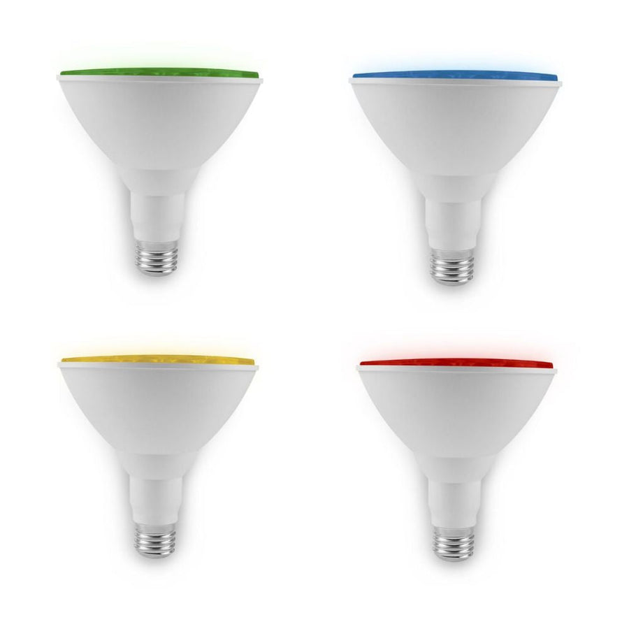 Atom AT9425 - 15W LED PAR38 Reflector Shape Coloured Globe IP65 - E27-Atom Lighting-Ozlighting.com.au