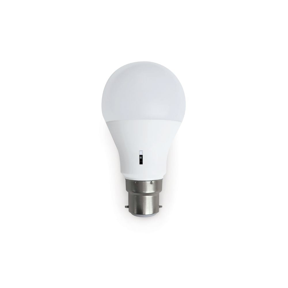 Atom AT9460 - 10W LED Dimmable Tri-Colour GLS A60 Shape Frosted PC Globe - B22/E27-Atom Lighting-Ozlighting.com.au