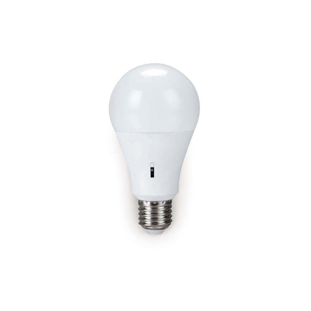 Atom AT9460 - 10W LED Dimmable Tri-Colour GLS A60 Shape Frosted PC Globe - B22/E27-Atom Lighting-Ozlighting.com.au