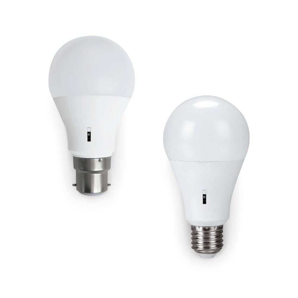 Atom AT9460 - 10W LED Dimmable Tri-Colour GLS A60 Shape Frosted PC Globe - B22/E27-Atom Lighting-Ozlighting.com.au