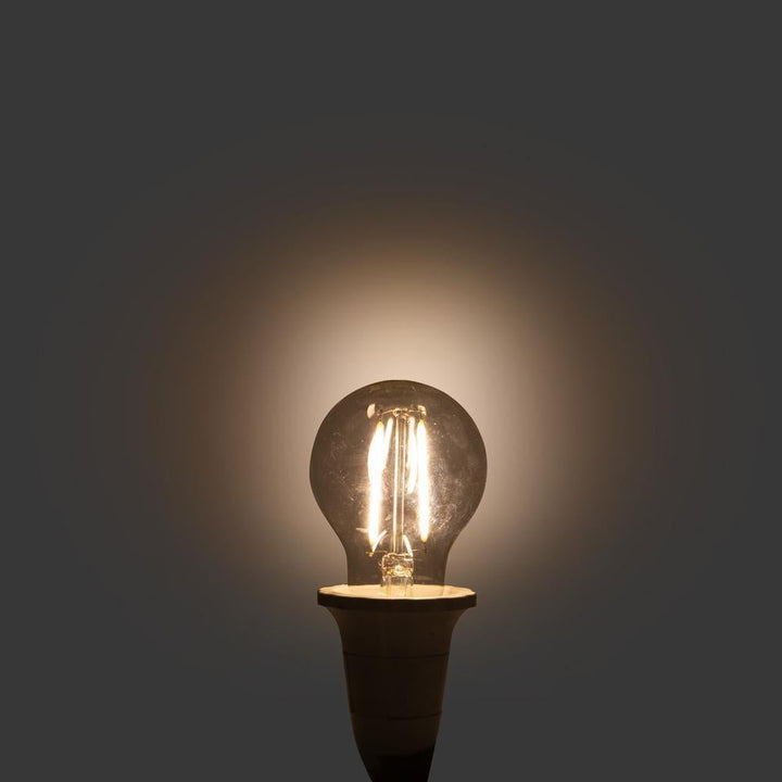 Atom AT9476 - 5W LED Dimmable GLS A60 Filament Clear Glass Globe 2700K - B22/E27-Atom Lighting-Ozlighting.com.au