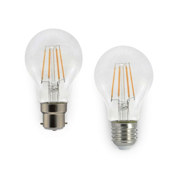 Atom AT9476 - 5W LED Dimmable GLS A60 Filament Clear Glass Globe 2700K - B22/E27-Atom Lighting-Ozlighting.com.au