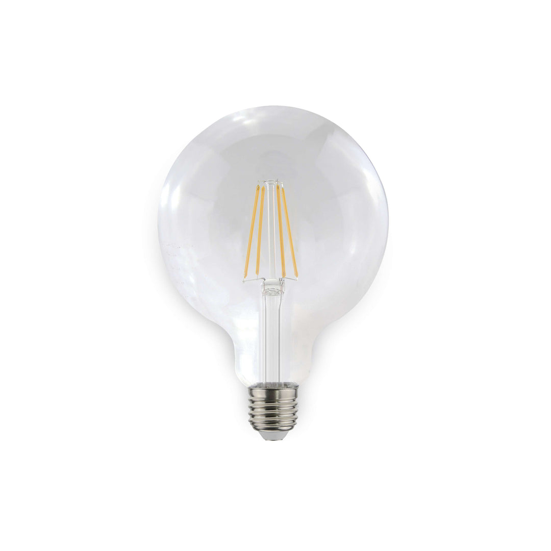 Atom AT9478 - 8W LED Dimmable G120 Shape Spherical Filament Clear Globe 3000K - E27-Atom Lighting-Ozlighting.com.au