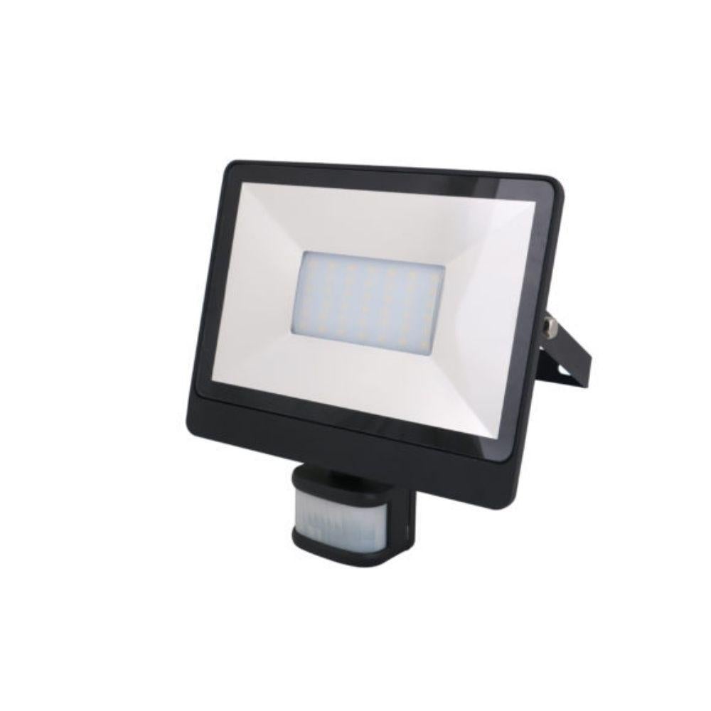 Atom AT9819 - 10W/20W/30W/50W LED Slim Exterior Floodlight With Sensor IP44 - 5000K-Atom Lighting-Ozlighting.com.au