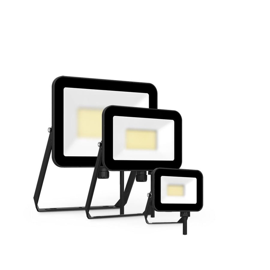 Atom AT9819 - 10W/30W/50W LED Tri-Colour Slim Exterior Flood Light IP65-Atom Lighting-Ozlighting.com.au