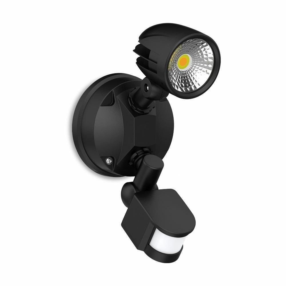 Atom CONDOR - 13W LED Single Head Tri-Colour Exterior Security Spotlight With Sensor IP54-Atom Lighting-Ozlighting.com.au