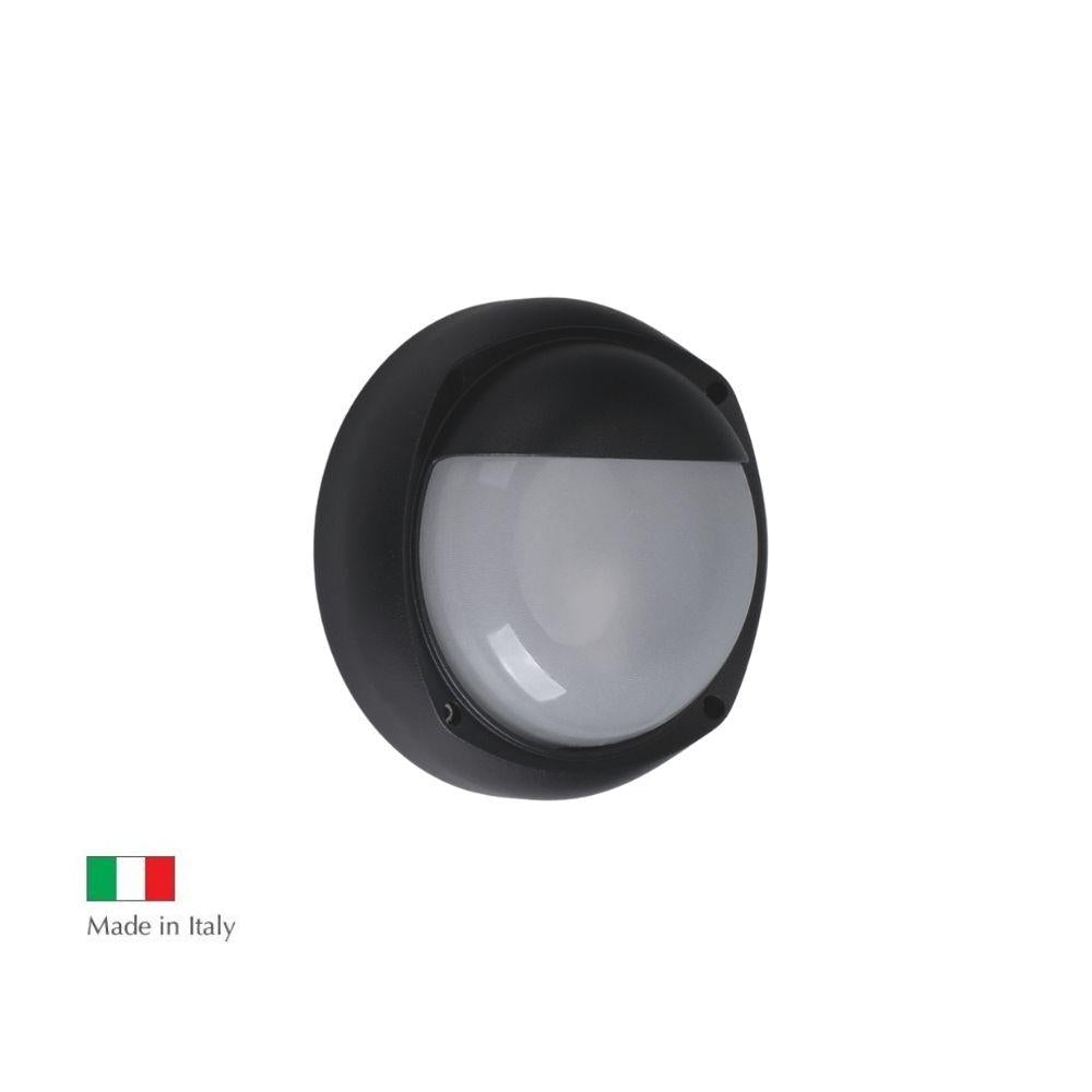 Boluce BL-1005 LEM MINI - Exterior Small Round Bunker Light with Eyelid Fascia IP55 Silver-Boluce-Ozlighting.com.au