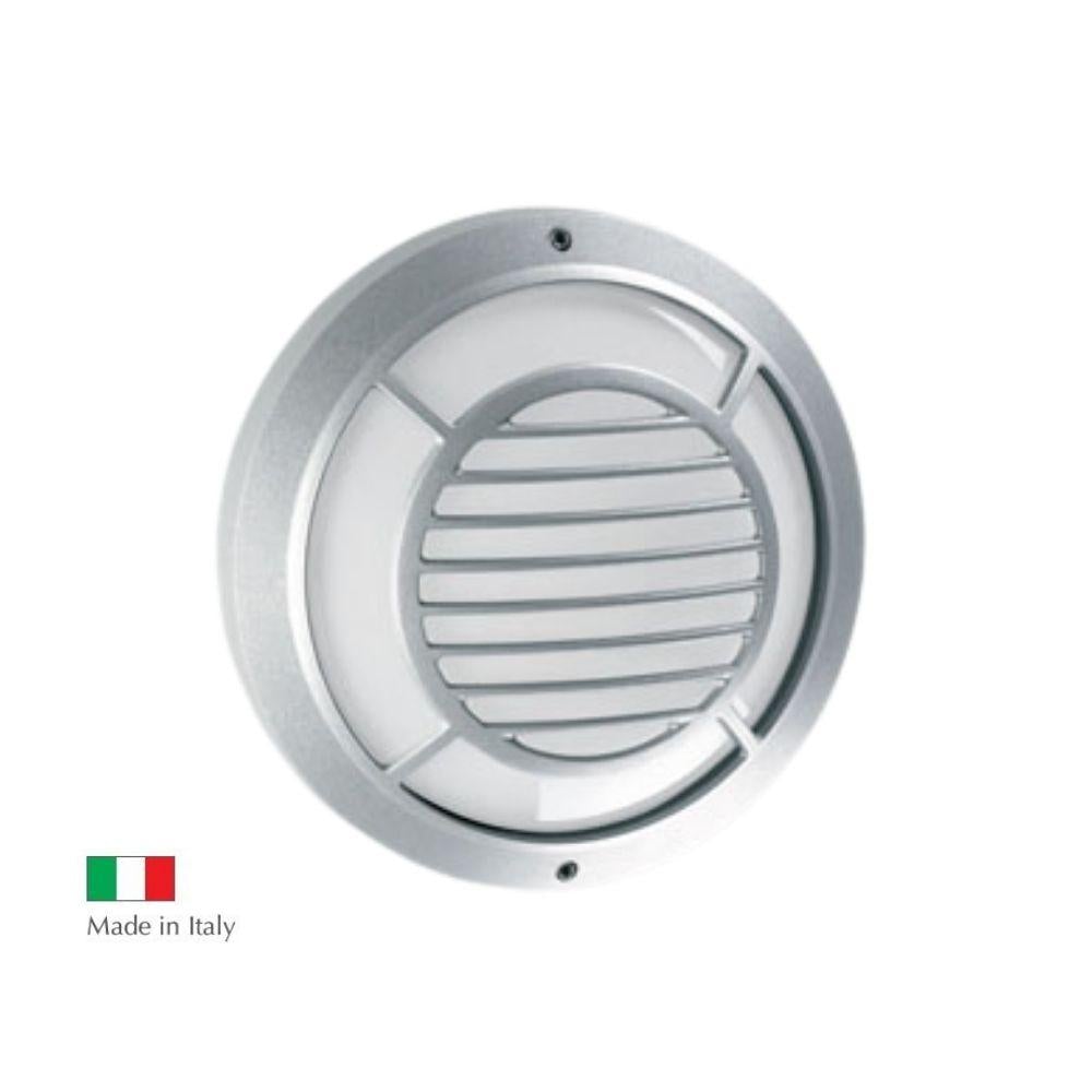 Boluce BL-1009 LEM - Exterior Large Round Bunker Light with Grille Fascia IP55 White-Boluce-Ozlighting.com.au