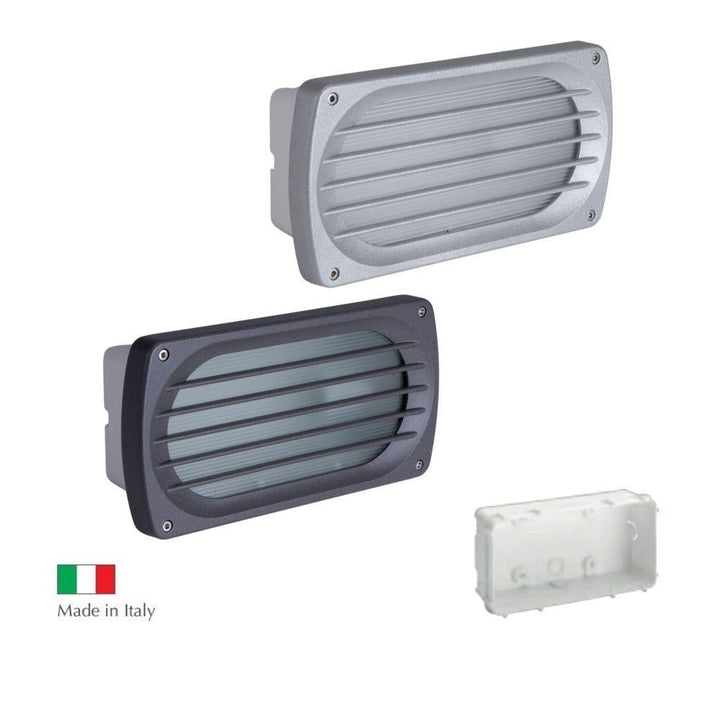 Boluce BL-1036 FLASH BIG - Exterior Recessed Brick light with Grille IP54-Boluce-Ozlighting.com.au