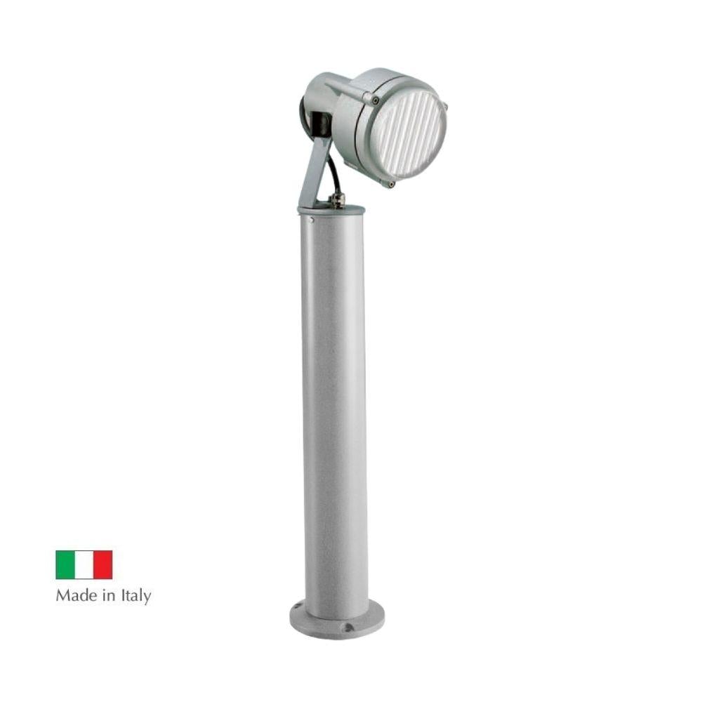 Boluce BL-1087 SPARK-1 - Exterior 700mm Bollard Light With PAR30 Spotlight With Grille IP55 Silver-Boluce-Ozlighting.com.au