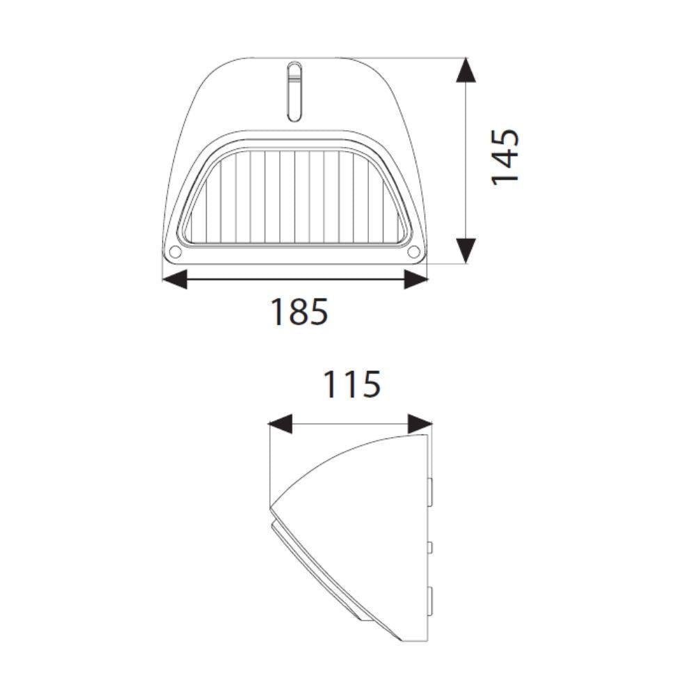 Boluce BL-1618 ROSE - Exterior Small Bunker Light IP54-Boluce-Ozlighting.com.au