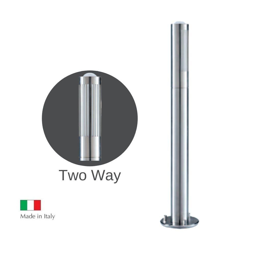 Boluce BL-2036 ARES INOX - Exterior 580mm Two Way Bollard Light IP44 316 Stainless Steel-Boluce-Ozlighting.com.au