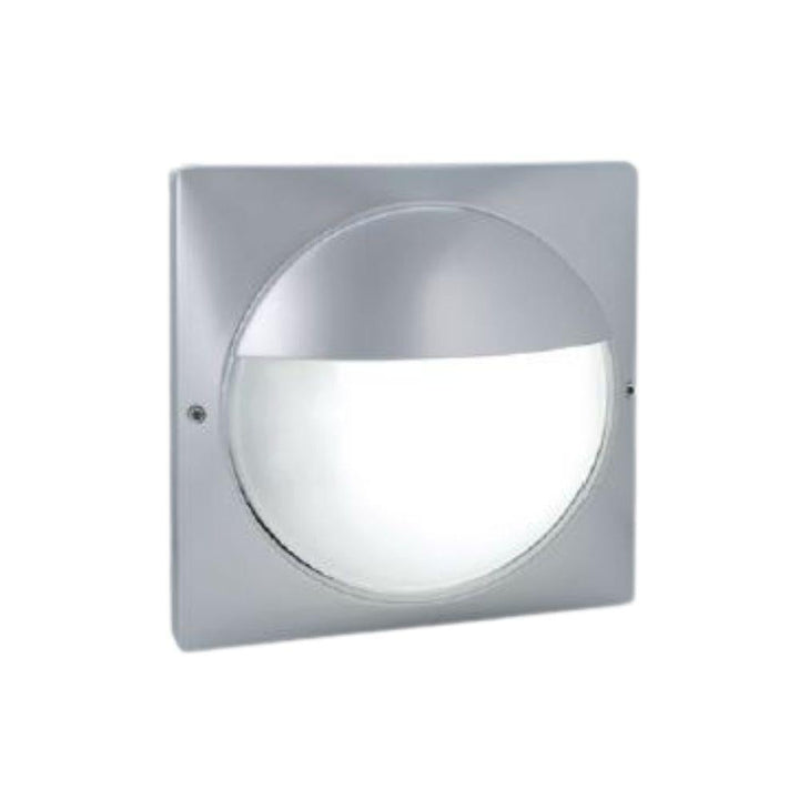 Boluce BL-3042 STELLA - Exterior Large Square Bunker Light with Eyelid IP55 Silver-Boluce-Ozlighting.com.au