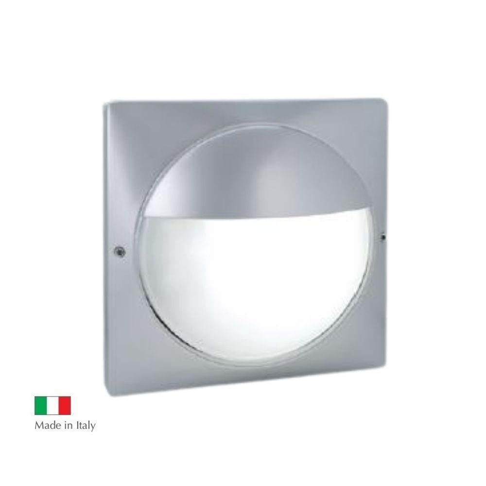 Boluce BL-3042 STELLA - Exterior Large Square Bunker Light with Eyelid IP55 Silver-Boluce-Ozlighting.com.au