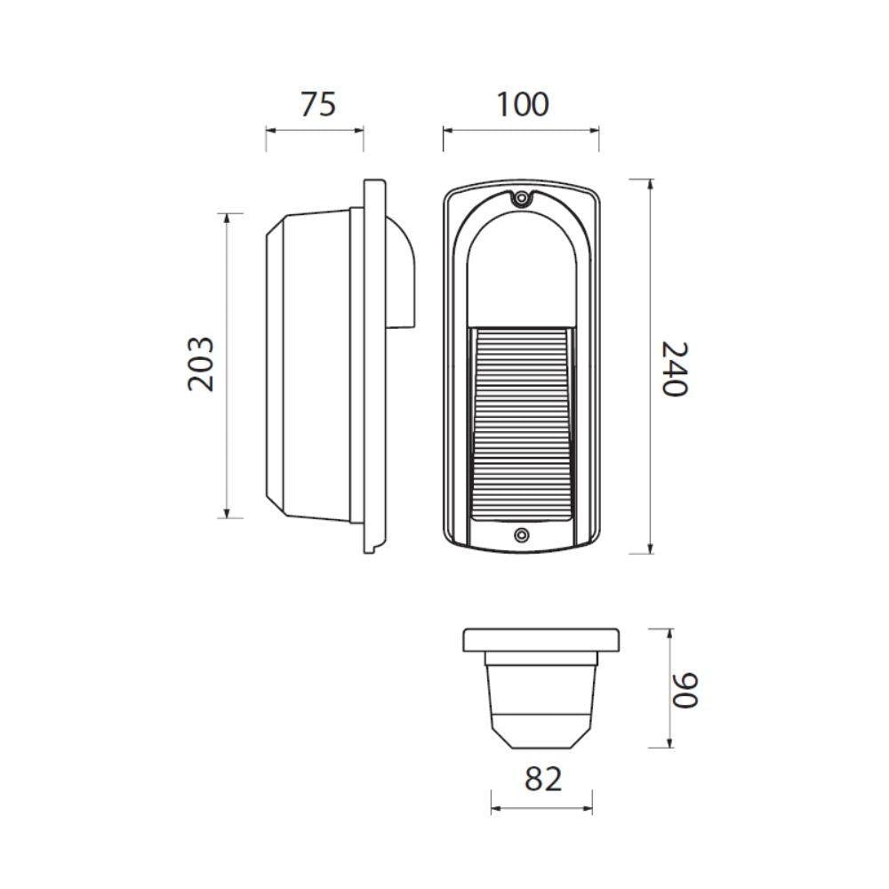 Boluce BL-4019 CLIC - Exterior Step Light IP65 Black-Boluce-Ozlighting.com.au