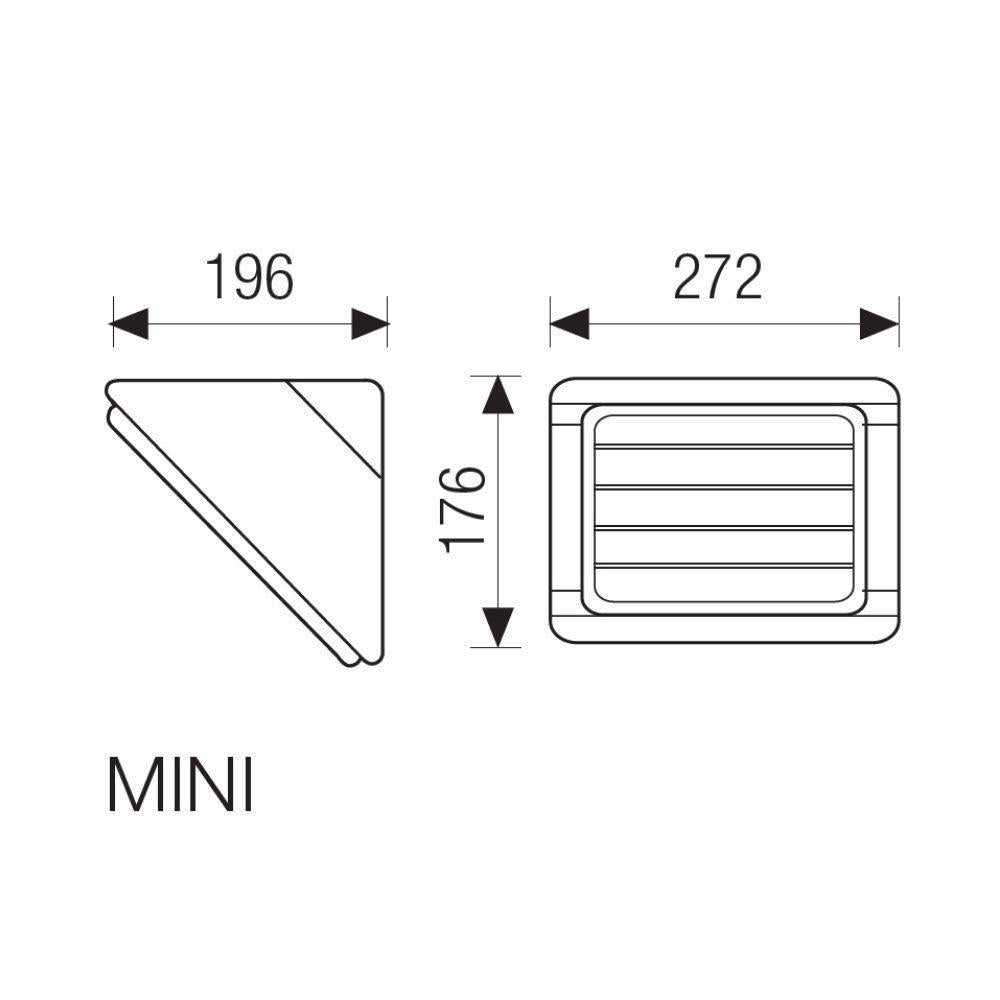 Boluce BL-5040 SELECTA MINI - Exterior Bunker Light with Grille Fascia IP54-Boluce-Ozlighting.com.au