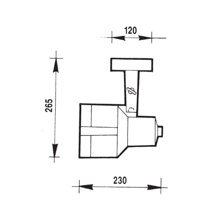 Boluce BL-6030 FARETTI - Medium Exterior PAR38 Spot Light IP54 White-Boluce-Ozlighting.com.au