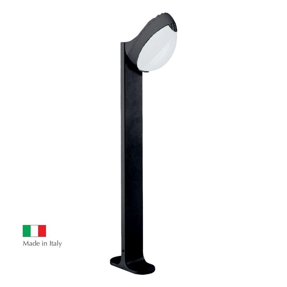 Boluce BL-9047 AIRONE STELO - Exterior Large Bollard Light With Plain Fascia IP54 Black-Boluce-Ozlighting.com.au