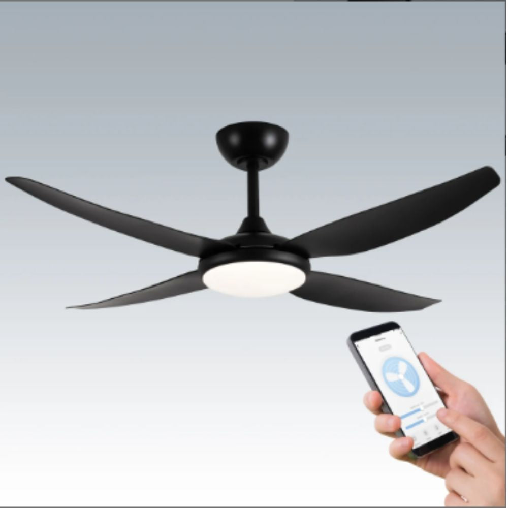 Brilliant AMARI SMART - 52" 1320mm DC Ceiling Fan with LED CCT Light-Brilliant Lighting-Ozlighting.com.au