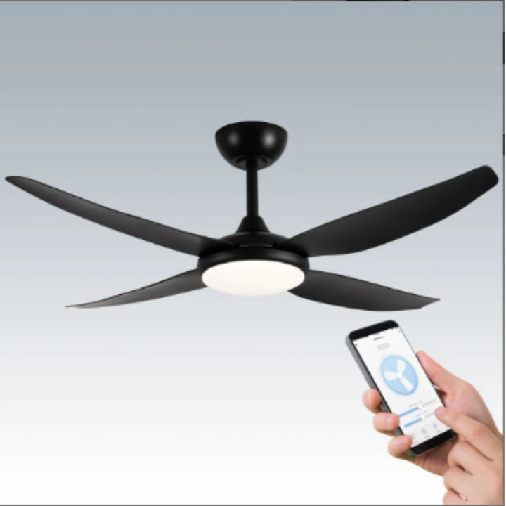 Brilliant AMARI SMART - 52" 1320mm DC Ceiling Fan with LED CCT Light-Brilliant Lighting-Ozlighting.com.au