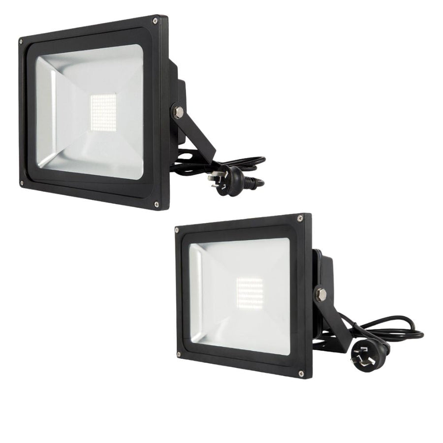 Brilliant AVENGER-II - 30W/50W LED Exterior DIY Floodlight IP65 - 4200K-Brilliant Lighting-Ozlighting.com.au