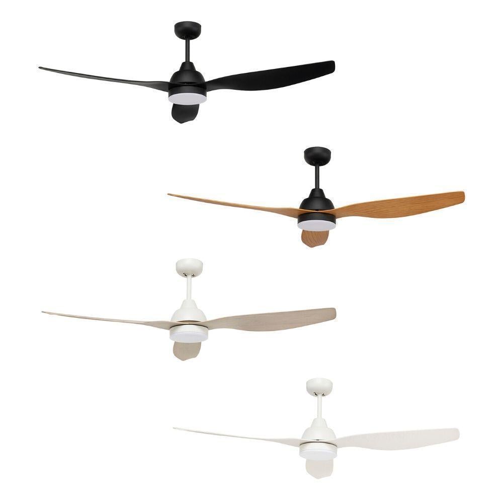 Brilliant BAHAMA-SMART - 3 Blade 1320mm 52" ABS DC Ceiling Fan With LED Light and Smart App Control-Brilliant Lighting-Ozlighting.com.au