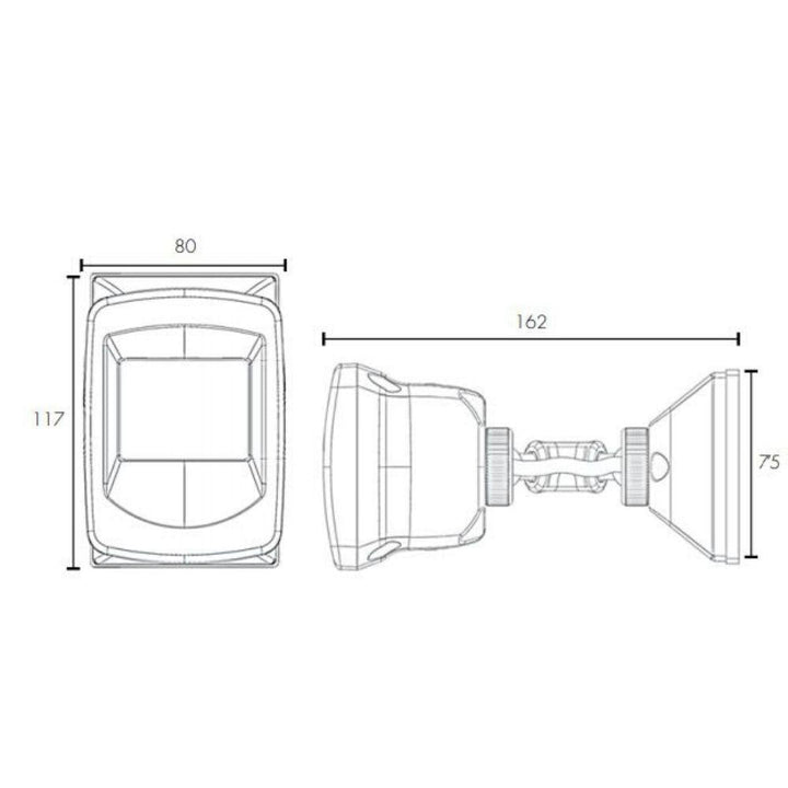 Brilliant BOXER-SMART - Smart Outdoor Sensor IP66 Black-Brilliant Lighting-Ozlighting.com.au