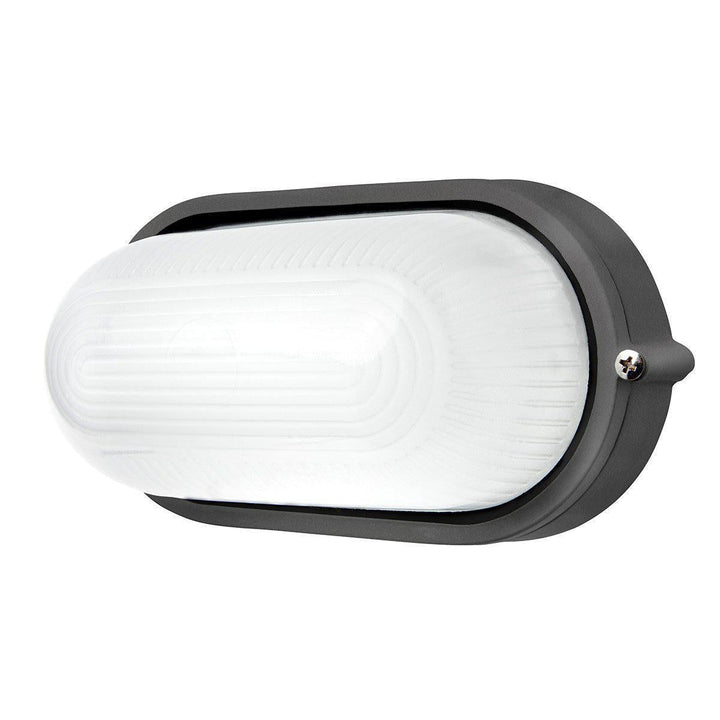 Brilliant ESSEX - 7.5W LED Exterior Plain/Eyelid Oval Bunker Light IP54 - 3000K-Brilliant Lighting-Ozlighting.com.au