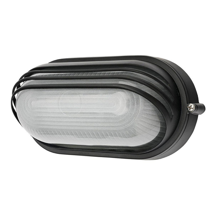 Brilliant ESSEX - 7.5W LED Exterior Plain/Eyelid Oval Bunker Light IP54 - 3000K-Brilliant Lighting-Ozlighting.com.au