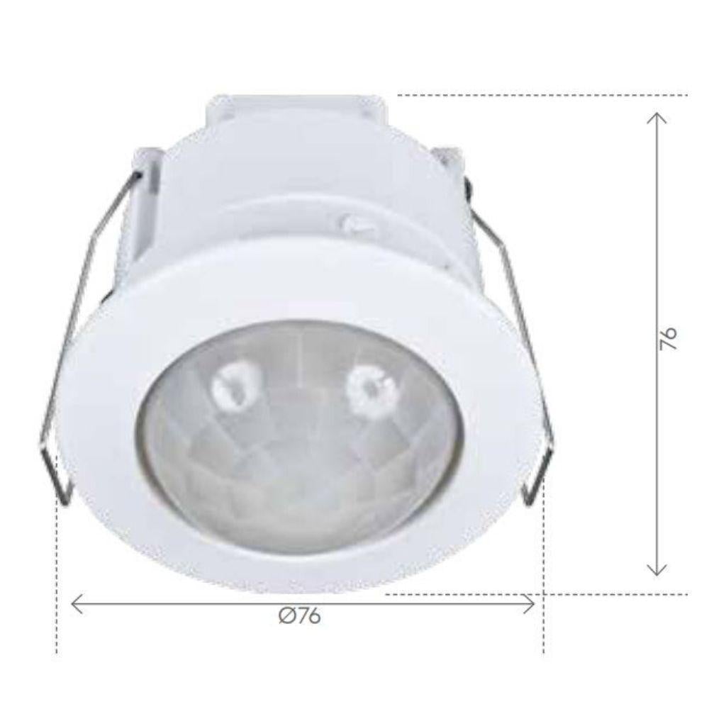 Brilliant EYE 360 - Recessed PIR Occupancy Sensor (Series 2)-Brilliant Lighting-Ozlighting.com.au