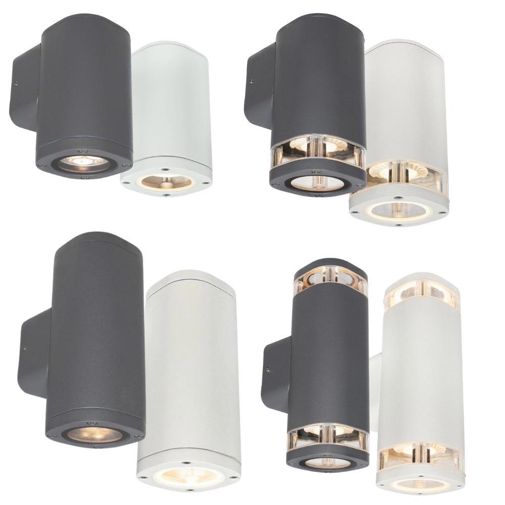 Brilliant GLENELG - 4W/8W LED GU10 Modern Exterior Down Only / Up/Down Wall Light IP65 - 3000K-Brilliant Lighting-Ozlighting.com.au