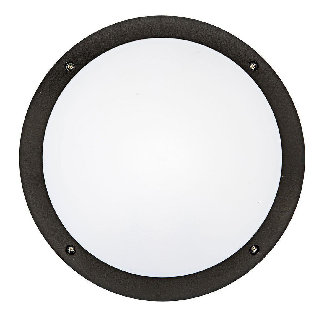 Brilliant HARDY - 12W Exterior LED Plain Round Vandal Proof Bunker IP66-Brilliant Lighting-Ozlighting.com.au