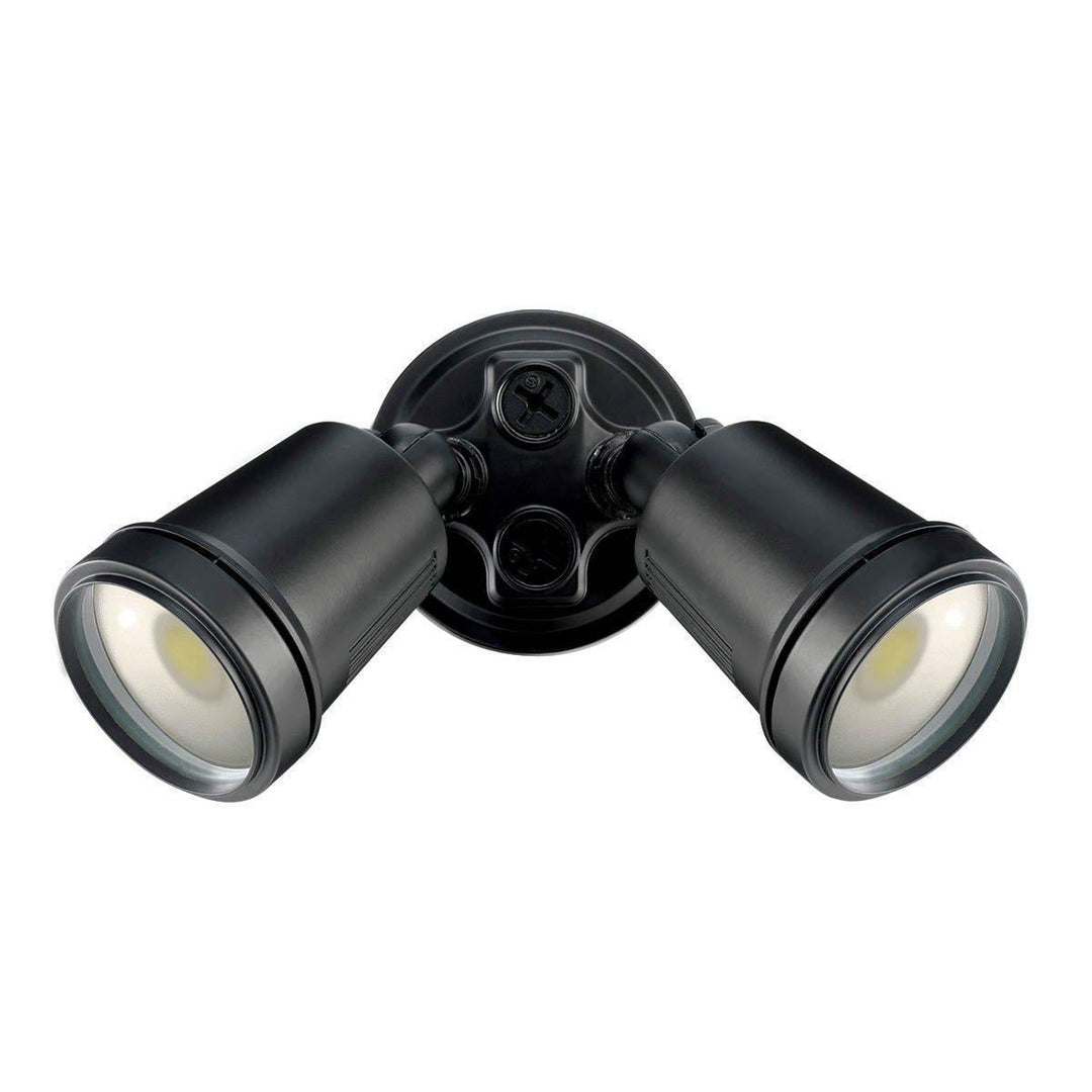 Brilliant HUNTER III - 22W LED Twin Head Exterior Spotlight IP44 - 4200K-Brilliant Lighting-Ozlighting.com.au