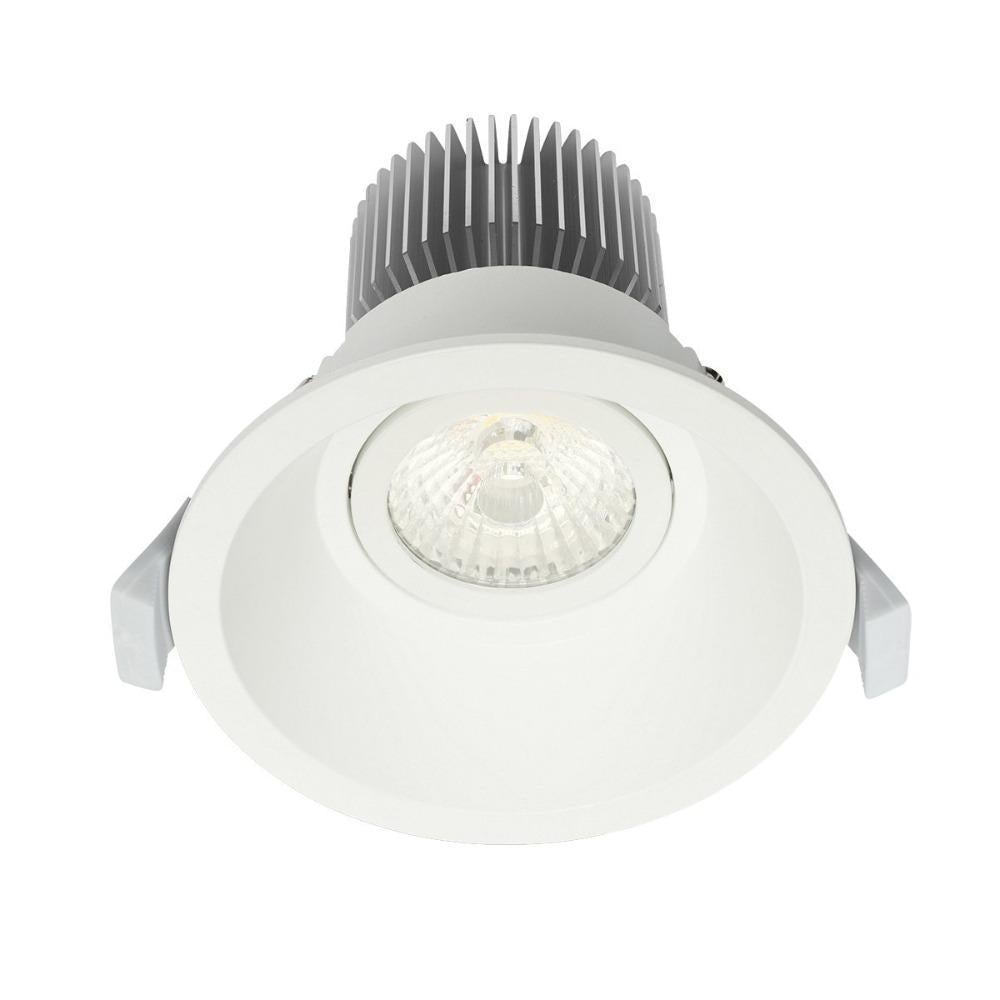 Brilliant MINI TRIM-II - 10W LED Tri-Colour Dimmable Round Deepset Gimbal Downlight IP20-Brilliant Lighting-Ozlighting.com.au