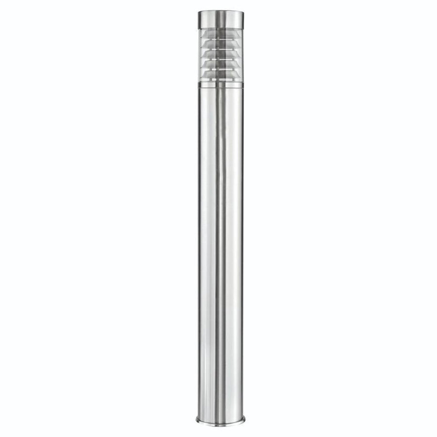 Brilliant PORTICO - Louvred 900mm Stainless Steel Bollard IP44-Brilliant Lighting-Ozlighting.com.au