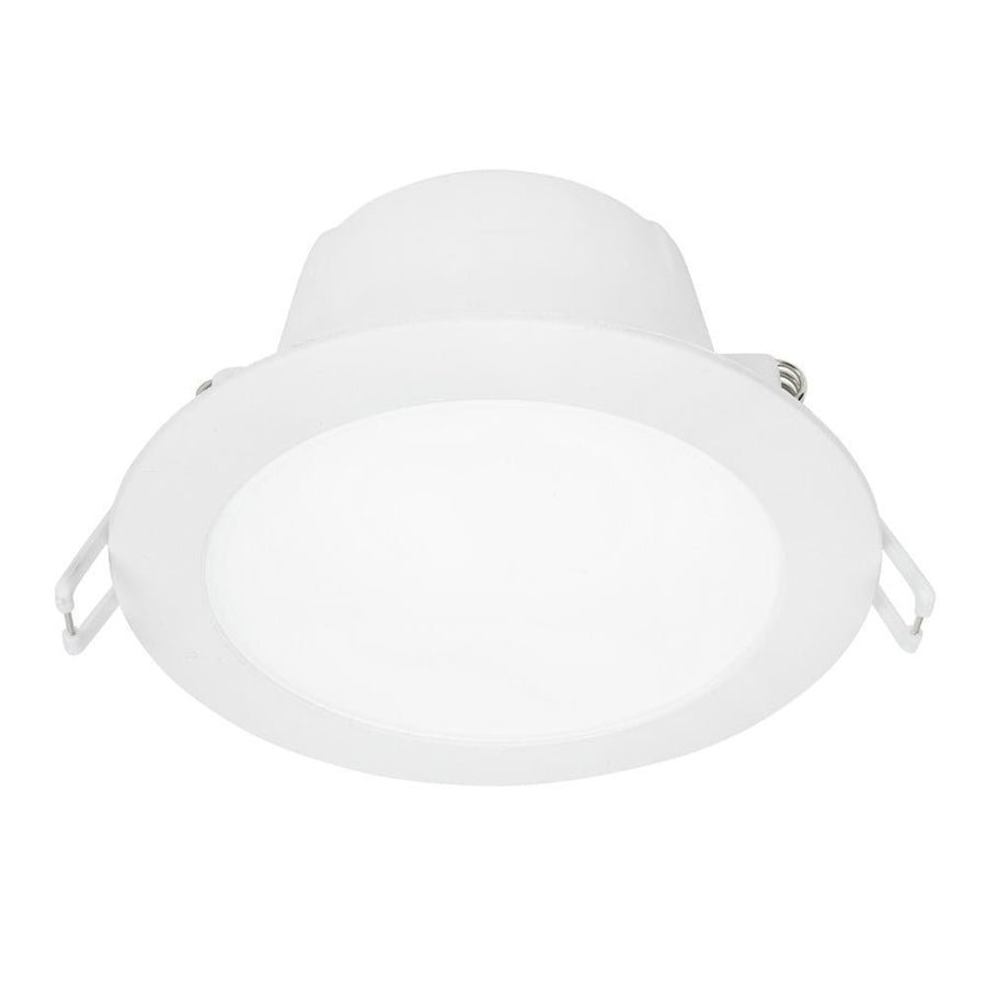 Brilliant ROUND - 8.5W LED Dimmable Round Flat Face PC Downlight IP44 - 4200K-Brilliant Lighting-Ozlighting.com.au