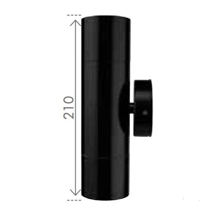 Brilliant SEAFORD-2WB - 2X4W GU10 Up/Down Exterior LED Wall Light IP65-Brilliant Lighting-Ozlighting.com.au