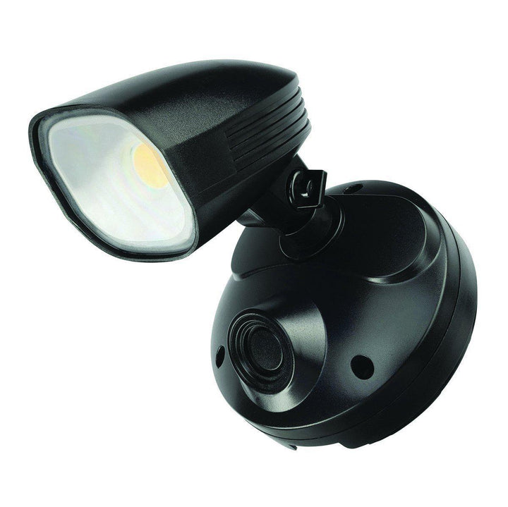 Brilliant SHIELDER - 1x10W LED Single Head Adjustable Exterior PC Spotlight IP54 - 4200K-Brilliant Lighting-Ozlighting.com.au