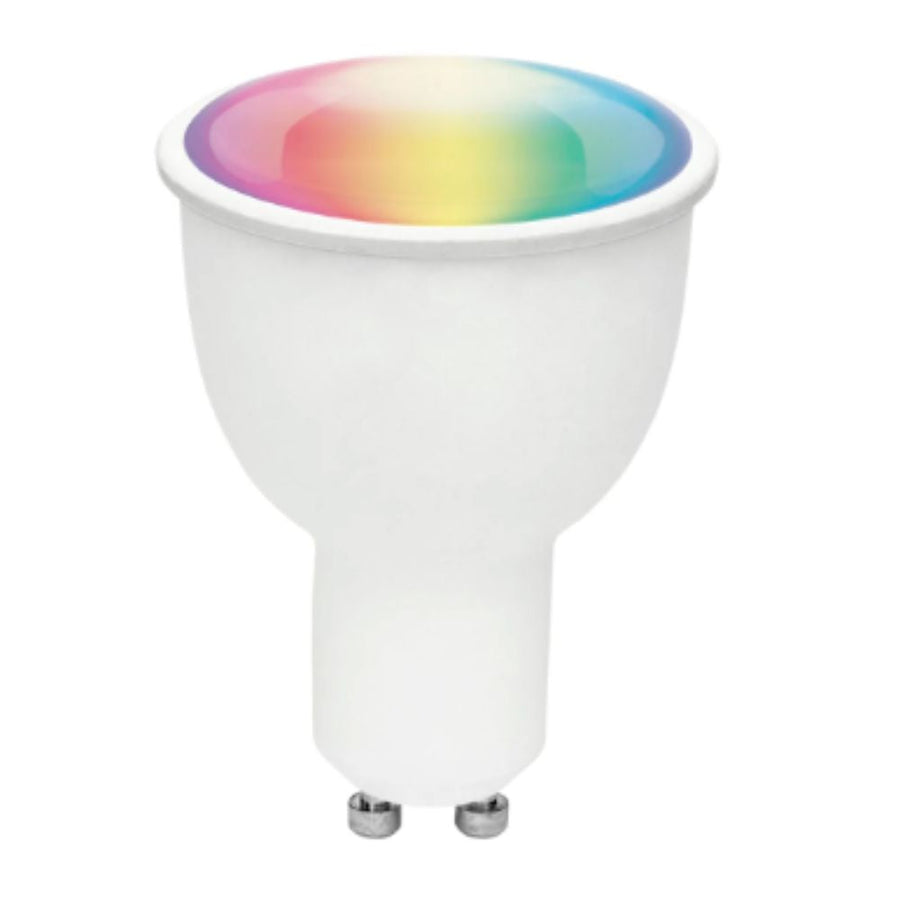 Brilliant SMART-WIFI-GU10 - 5W LED Smart Wi-Fi RGB+WW GU10 Shape PC Biorhythm Globe-Brilliant Lighting-Ozlighting.com.au