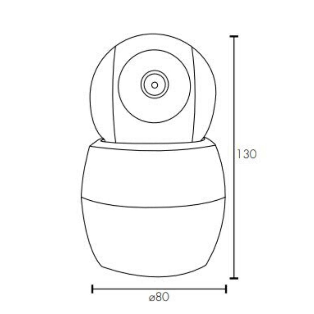 Brilliant SWIFT-SMART - Smart WiFi Pan & Tilt Camera IP20-Brilliant Lighting-Ozlighting.com.au